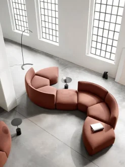 Wendelbo Calibre sidobord, hög, svart - Nero Marquina-marmor