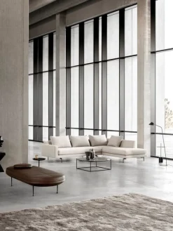 Wendelbo Calibre sidobord med handtag, hög, svart - Nero Marquina-marmor