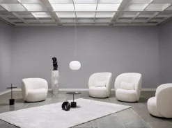 Wendelbo Calibre sidobord med handtag, hög, svart - Nero Marquina-marmor