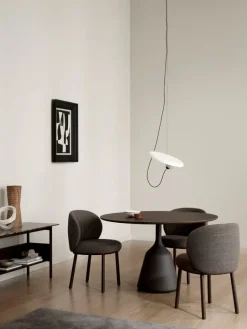 Wendelbo Collect konsolsidobord, låg, mörkbrun - Emperador-marmor