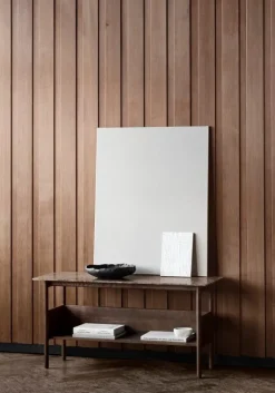 Wendelbo Collect konsolsidobord, låg, mörkbrun - Emperador-marmor