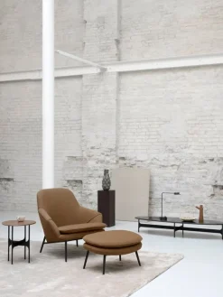 Wendelbo Floema soffbord, litet, svart - valnöt