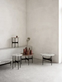 Wendelbo Floema soffbord, litet, svart - valnöt