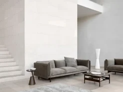 Wendelbo Kite 3-sitssoffa, svartbetsad ek - Roco 08