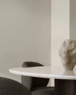 Wendelbo Ovata matbord, brun ek - Jura Grey kalksten