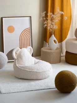 Wigiwama Bear sittsäck, gräddvit