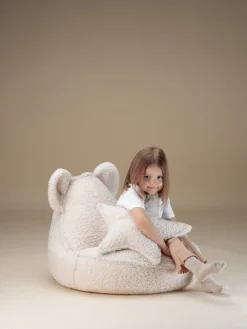 Wigiwama Bear sittsäck, gräddvit