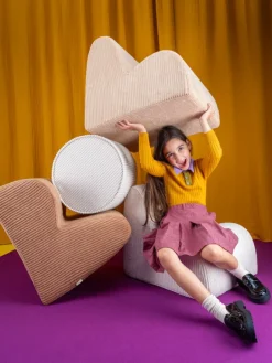 Wigiwama Cloud stol, gräddvit