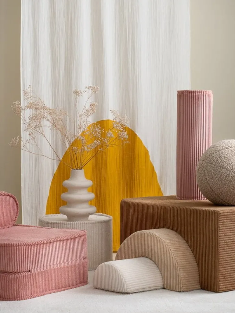 Wigiwama Flip stol, pink mousse