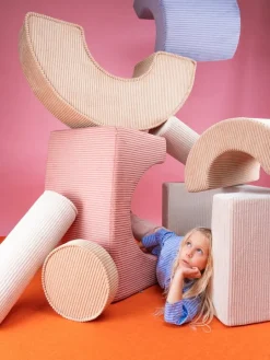 Wigiwama Pouffe set, peppermint green