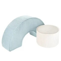 Wigiwama Pouffe set, peppermint green