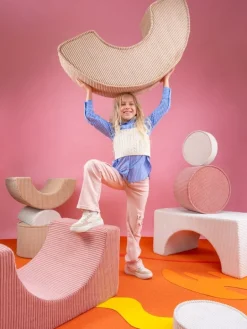 Wigiwama Pouffe set, peppermint green