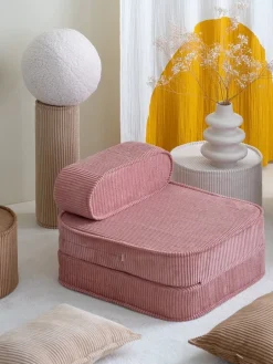 Wigiwama Pouffe set, pink mousse