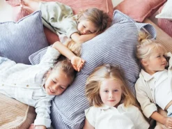 Wigiwama Square fotpall, brown sugar