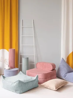 Wigiwama Square fotpall, peppermint green