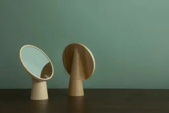 Wooden Kuvastin spegel, ask