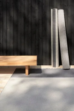 Woodnotes Beach In-Out matta, pärlgrå - grafit