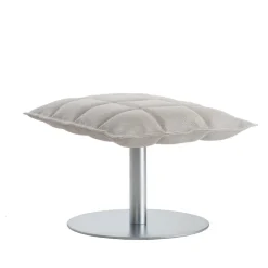 Woodnotes K fotpall, smal, basplatta, natur/vit