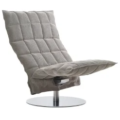 Woodnotes K stol, bred, basplatta med snurrfunktion, sten/svart