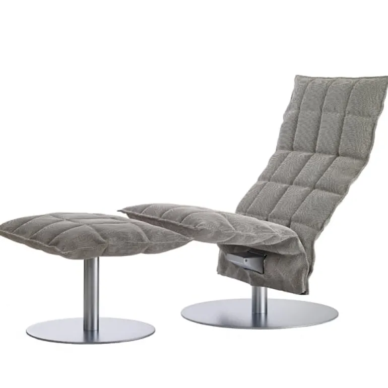 Woodnotes K stol, smal, basplatta med snurrfunktion, sten/svart