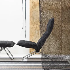 Woodnotes K stol, smal, tubulär, naturell/vit