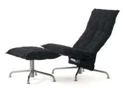 Woodnotes K-stol, smal, svängbar stjärnbas, svart