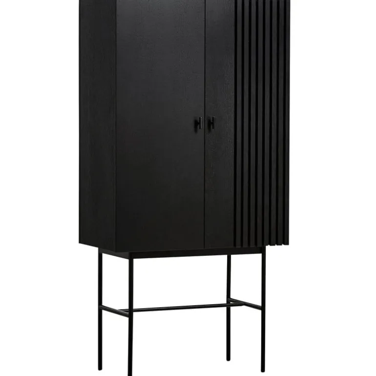 Woud Array högt skåp, svart
