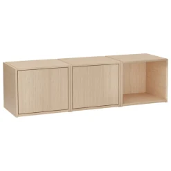 Woud Bricks hyllsystem B, vitlackerad ek