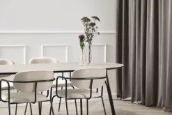 Woud Frame stol, svart - beige Davis Sawana 17