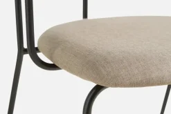 Woud Frame stol, svart - beige Davis Sawana 17