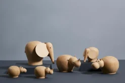 Woud Hibo flodhästfigur, mini, ek