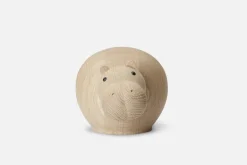 Woud Hibo Hippopotamus figurin, medium