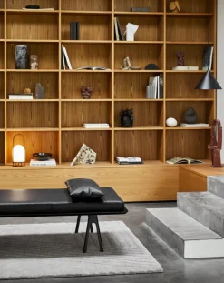 Woud Level kudde för dagbädd, svart läder Envy