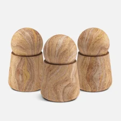 Woud Serene burk, hög, regnbågsfärgad sandsten