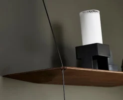 Woud Stedge hylla 60 cm, rökt ek