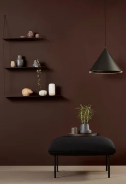 Woud Stedge hylla 80 cm, rökt ek