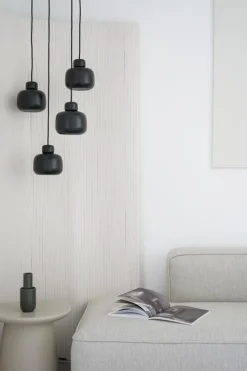 Woud Stone pendellampa, liten, mint