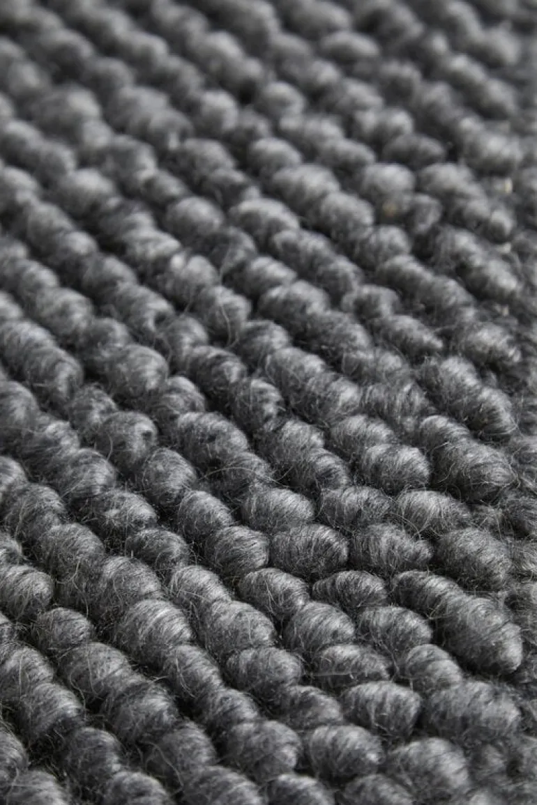 Woud Tact matta, 90 x 140 cm, antracitgrå