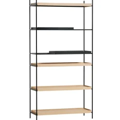 Woud Tray hög hylla, 2 svart - 4 ek