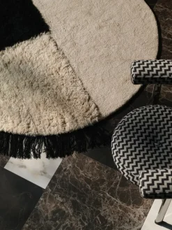 Woven Works Arc matta, svart och vit