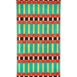 ZigZagZurich Beach 1 XL handduk, 100 x 180 cm, flerfärgad