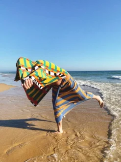 ZigZagZurich Beach 1 XL handduk, 100 x 180 cm, flerfärgad