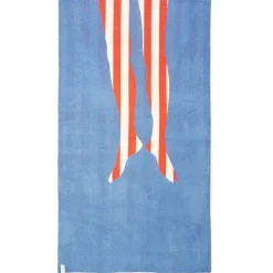 ZigZagZurich Legs XL handduk, 100 x 180 cm, flerfärgad