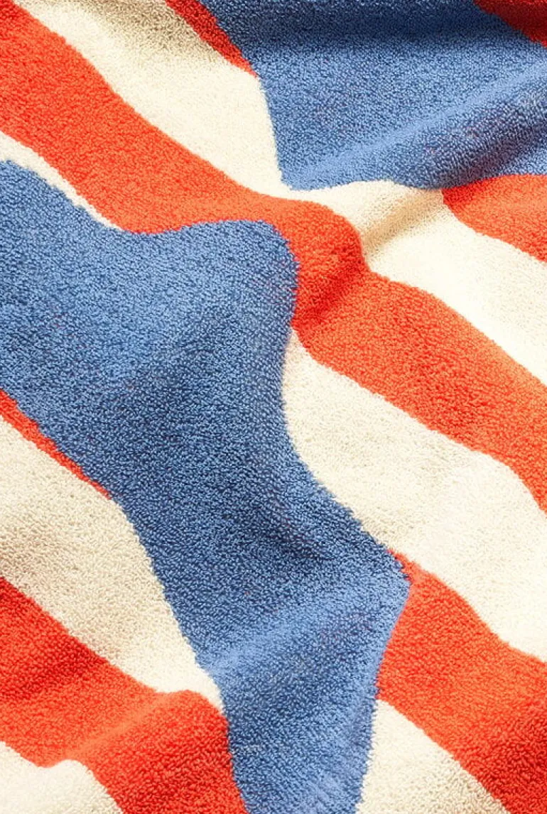 ZigZagZurich Legs XL handduk, 100 x 180 cm, flerfärgad