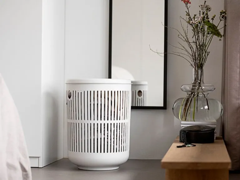 Zone Denmark Ume tvättkorg, 54 cm, vit